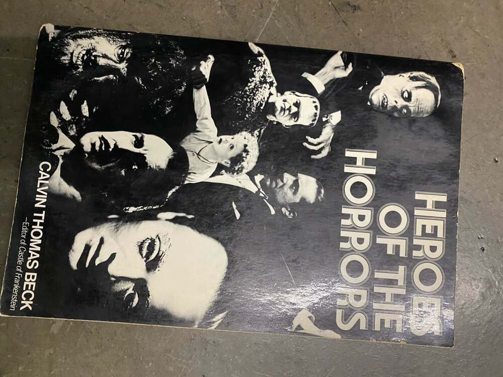 Heroes of the Horrors by Calvin Thomas Beck Vintage Paperback Book